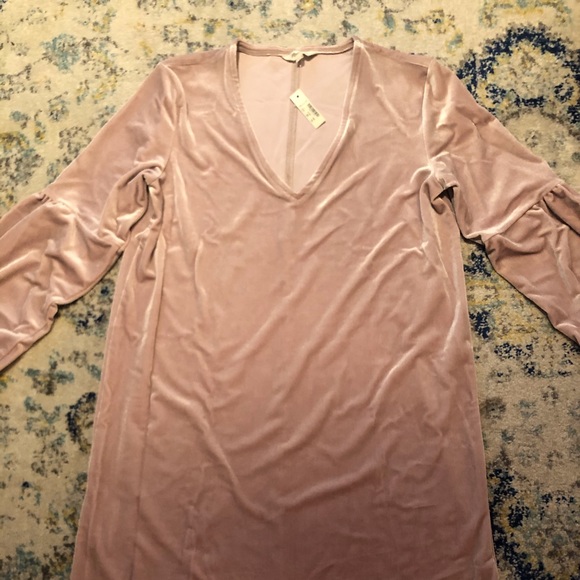 NWT! Madewell velvet balloon-sleeve dress sz S - Picture 2 of 5